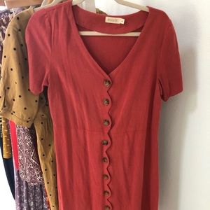 ROOLEE Scalloped Dress